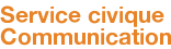 Service civique Communication
